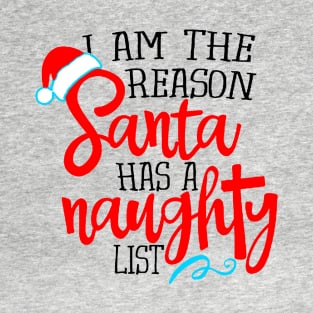 Santa Naughty List T-Shirt